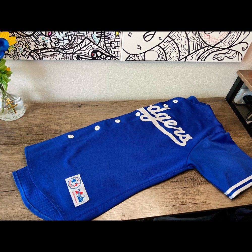 Authentic Chan Ho Park Dodgers Jersey #61 (blue)